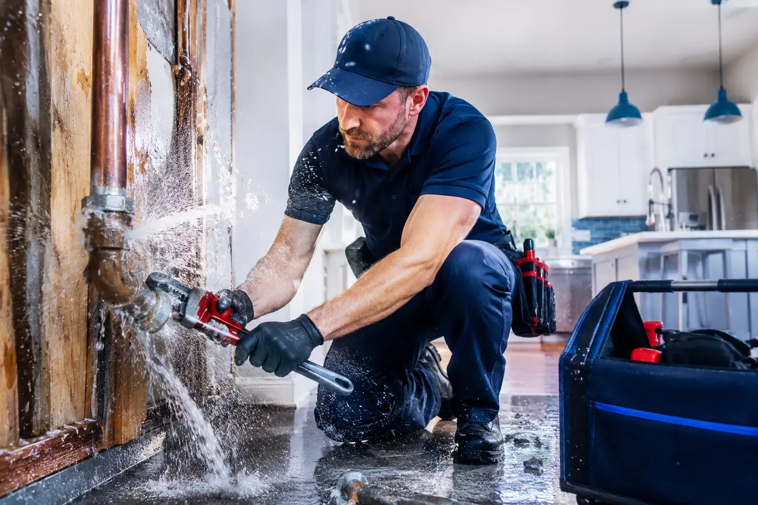 Local emergency pipe repair professionals in Baldwyn, MS